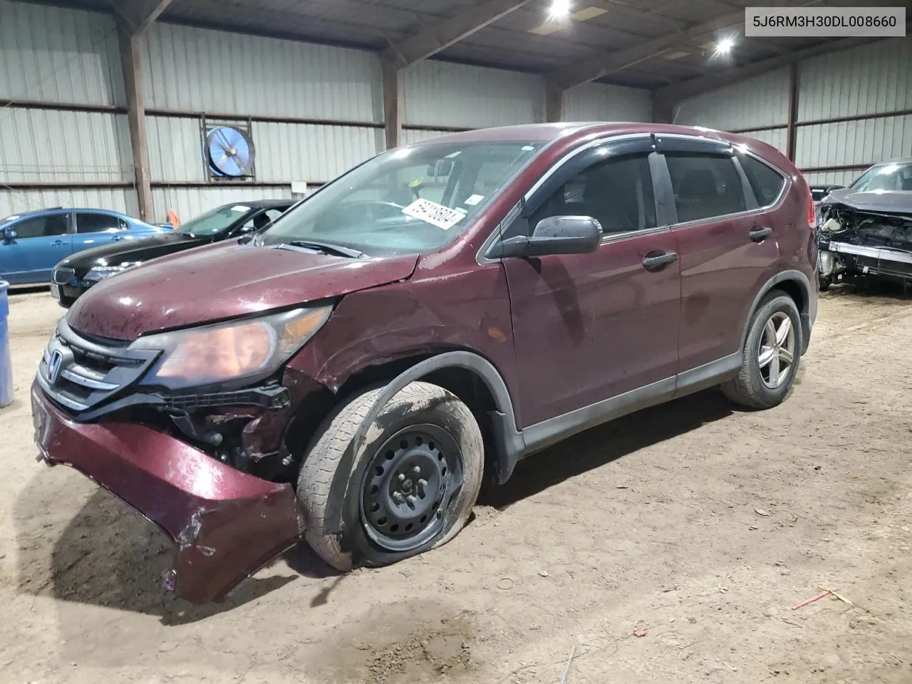 2013 Honda Cr-V Lx VIN: 5J6RM3H30DL008660 Lot: 69418604