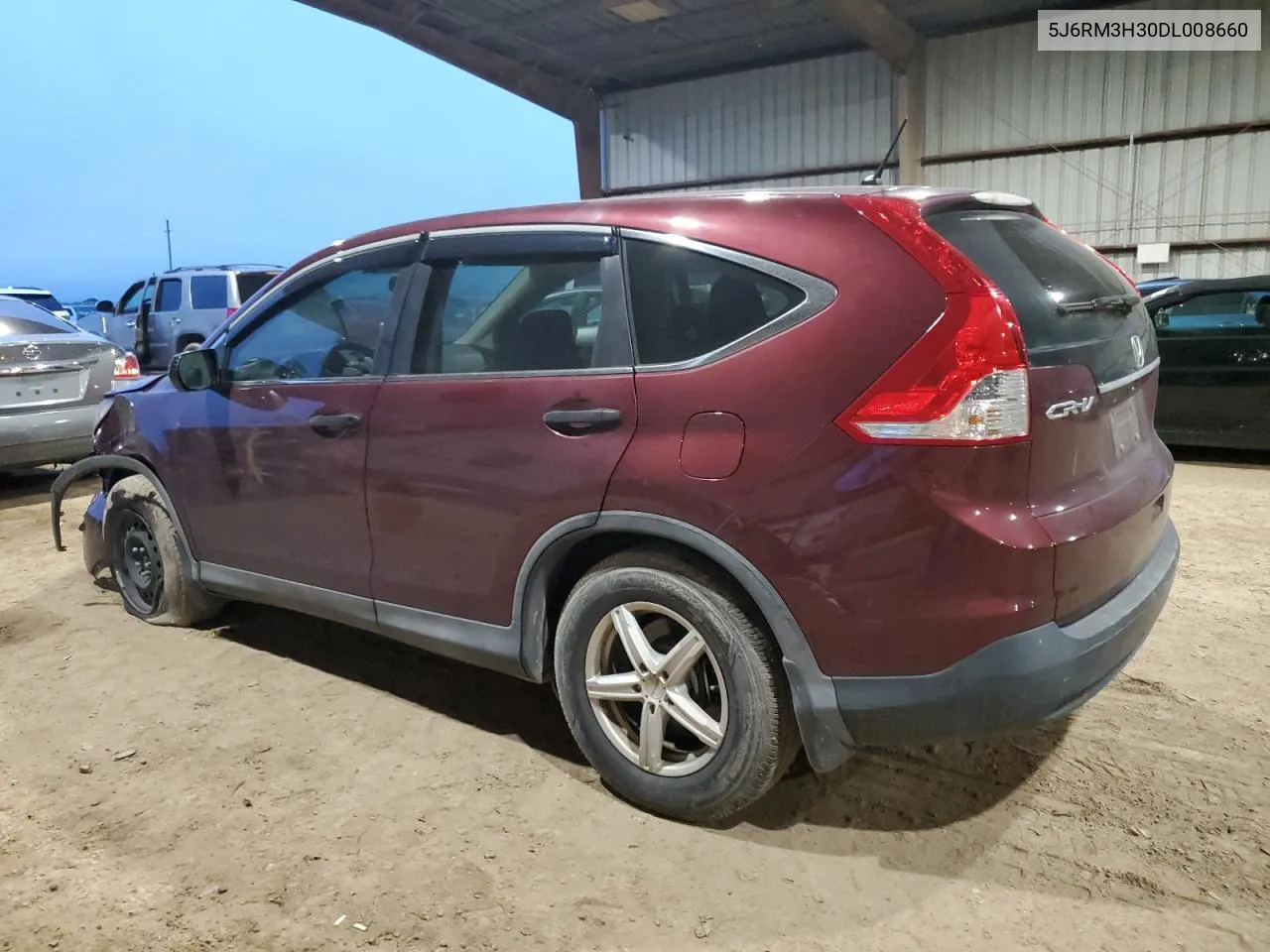 5J6RM3H30DL008660 2013 Honda Cr-V Lx