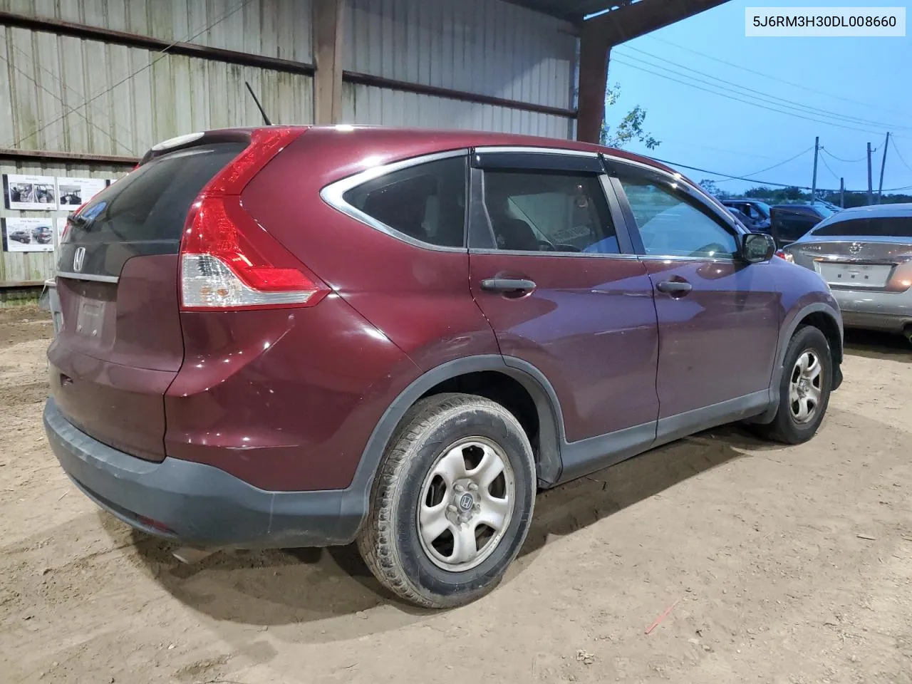 5J6RM3H30DL008660 2013 Honda Cr-V Lx