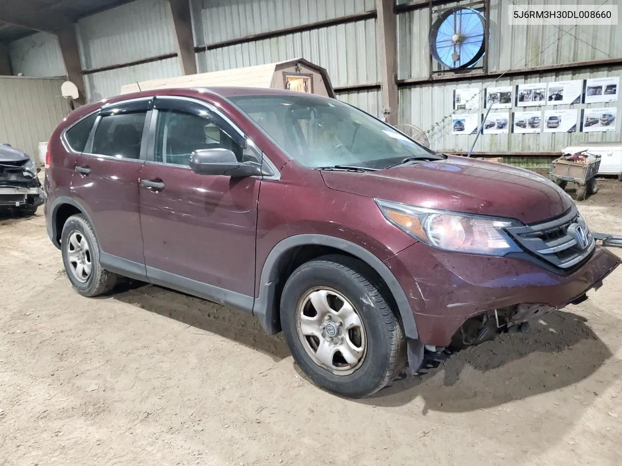 5J6RM3H30DL008660 2013 Honda Cr-V Lx