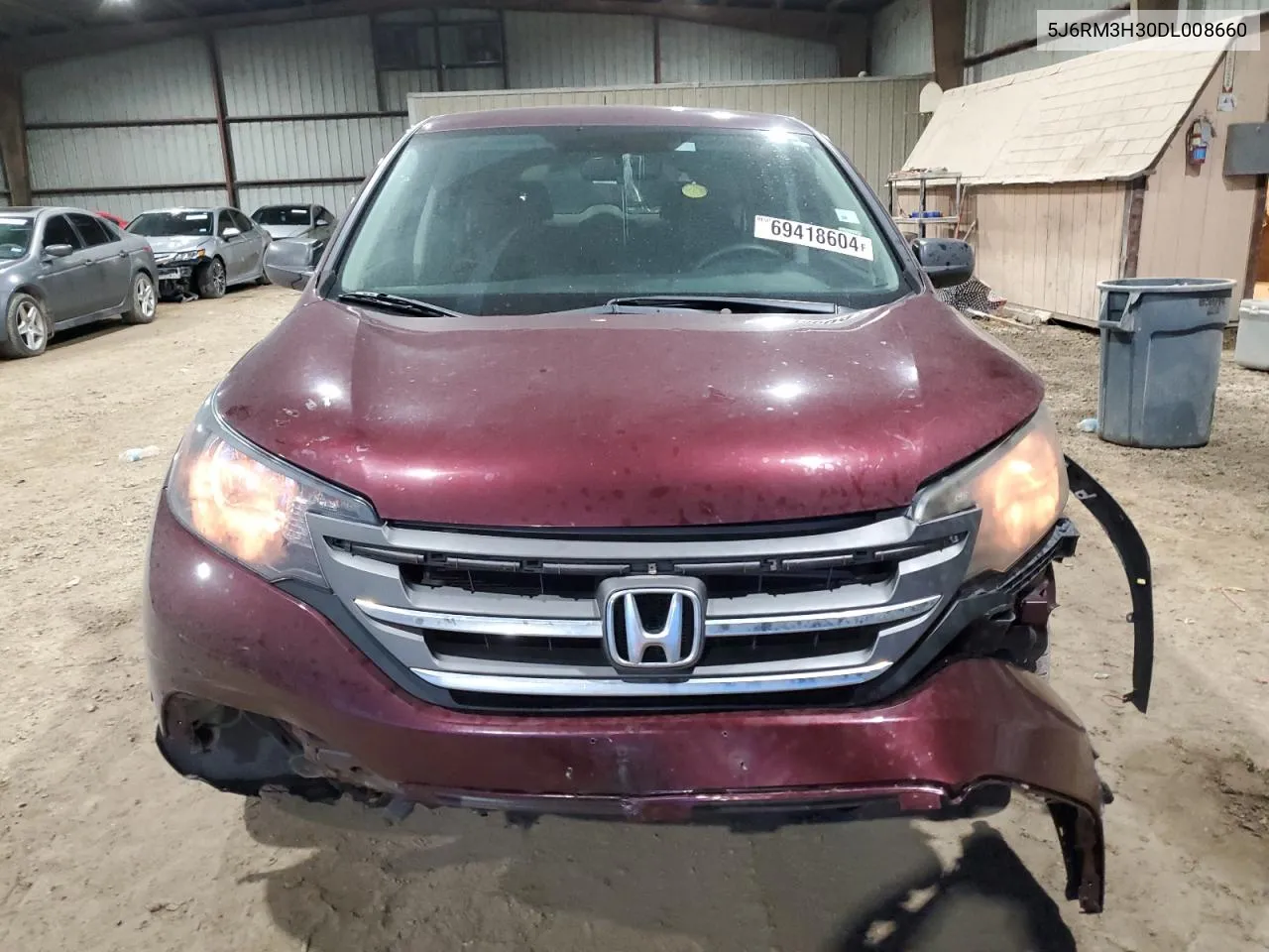 5J6RM3H30DL008660 2013 Honda Cr-V Lx