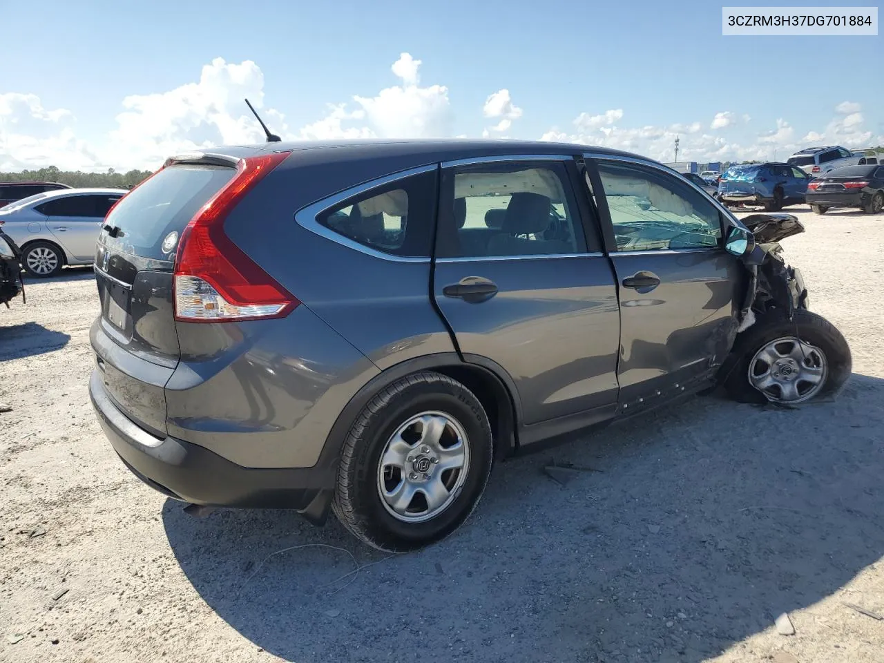 2013 Honda Cr-V Lx VIN: 3CZRM3H37DG701884 Lot: 69516404