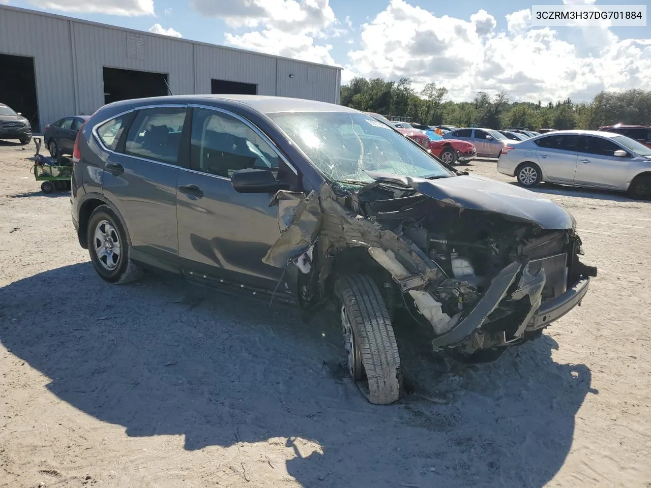 2013 Honda Cr-V Lx VIN: 3CZRM3H37DG701884 Lot: 69516404