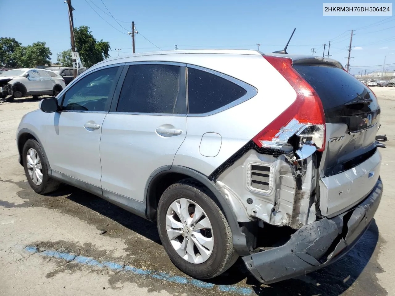 2013 Honda Cr-V Exl VIN: 2HKRM3H76DH506424 Lot: 69639204