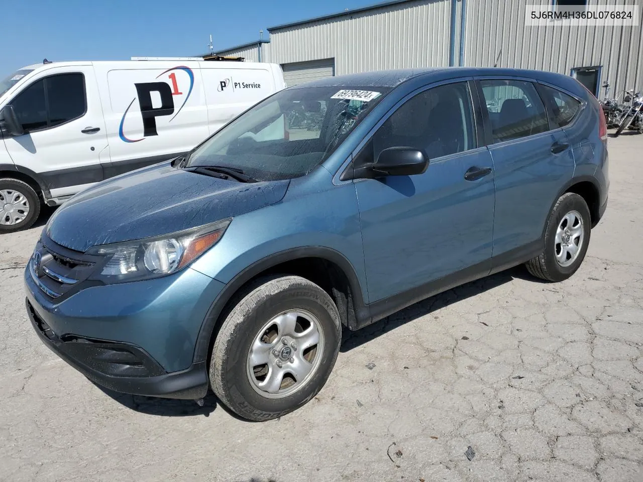 2013 Honda Cr-V Lx VIN: 5J6RM4H36DL076824 Lot: 69796424