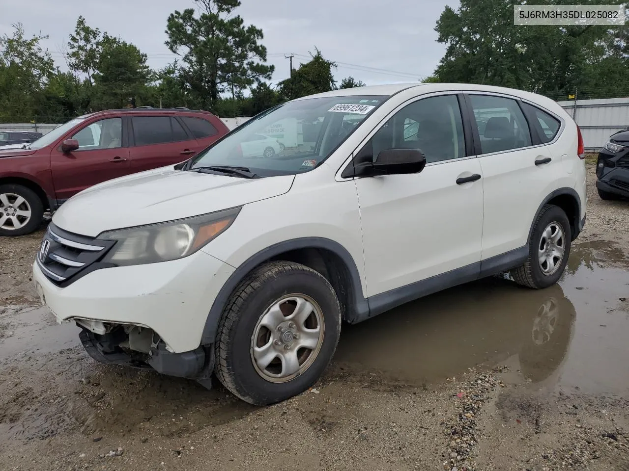 2013 Honda Cr-V Lx VIN: 5J6RM3H35DL025082 Lot: 69961234