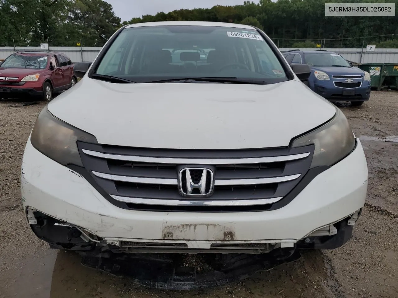 2013 Honda Cr-V Lx VIN: 5J6RM3H35DL025082 Lot: 69961234