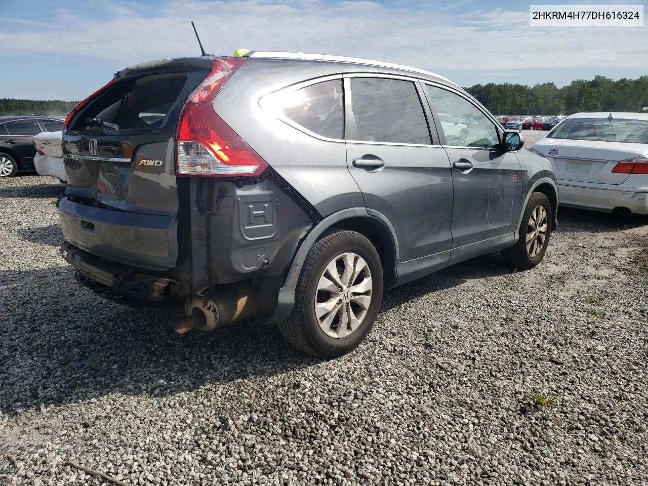 2013 Honda Cr-V Exl VIN: 2HKRM4H77DH616324 Lot: 69983964