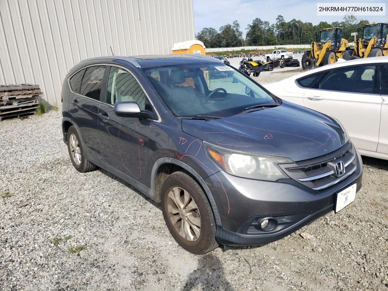 2013 Honda Cr-V Exl VIN: 2HKRM4H77DH616324 Lot: 69983964