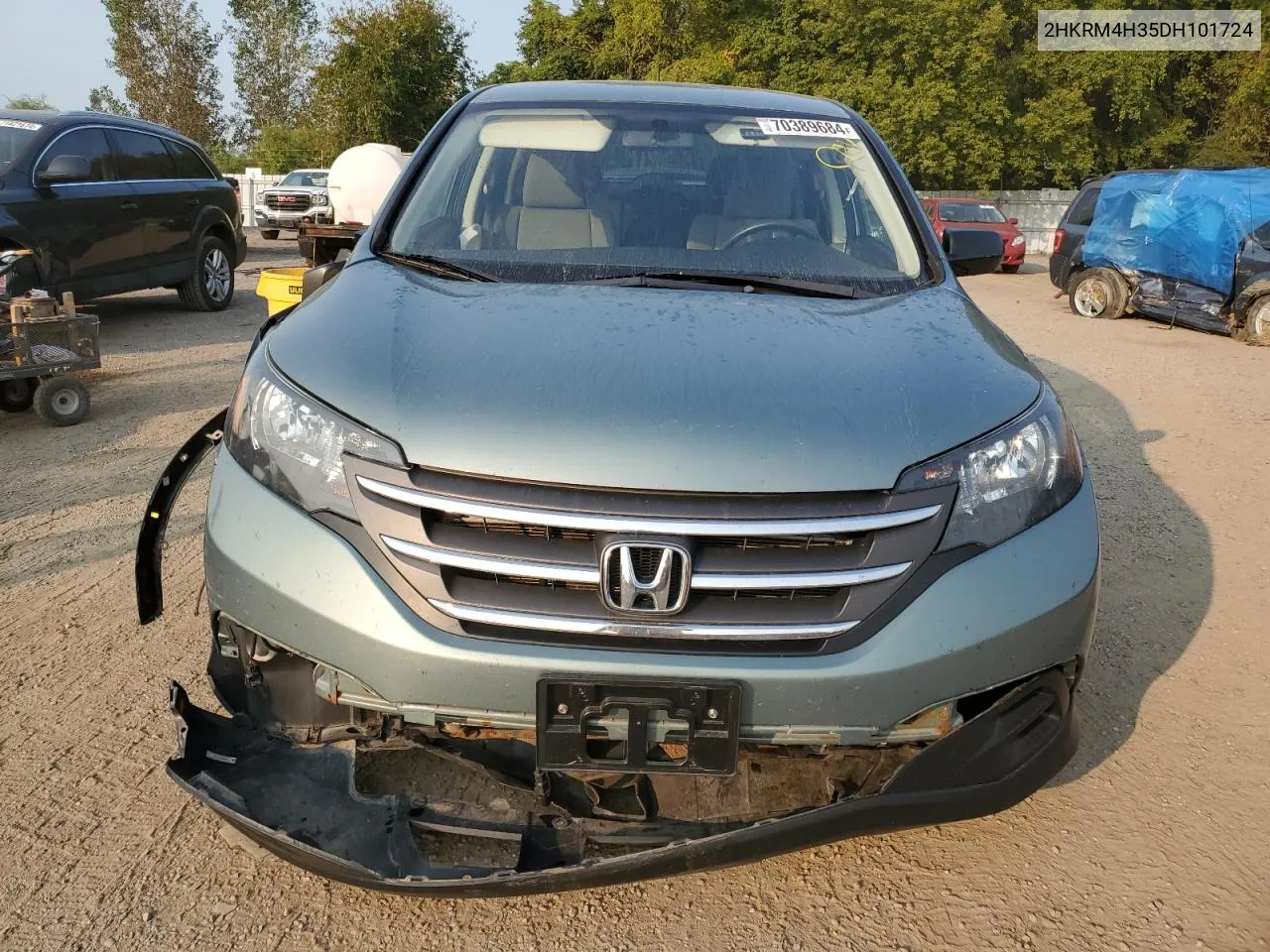 2013 Honda Cr-V Lx VIN: 2HKRM4H35DH101724 Lot: 70389684