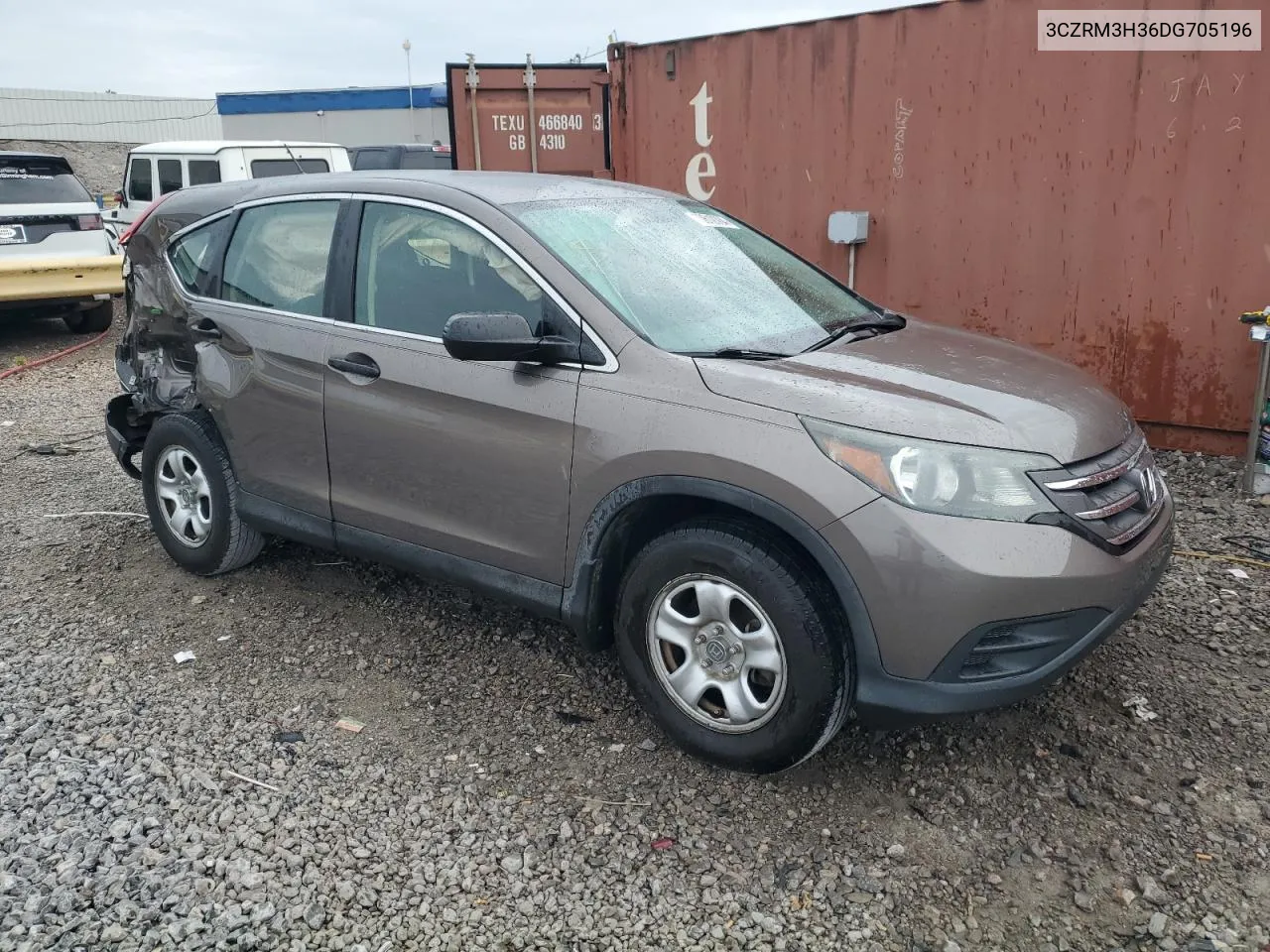 2013 Honda Cr-V Lx VIN: 3CZRM3H36DG705196 Lot: 70612364