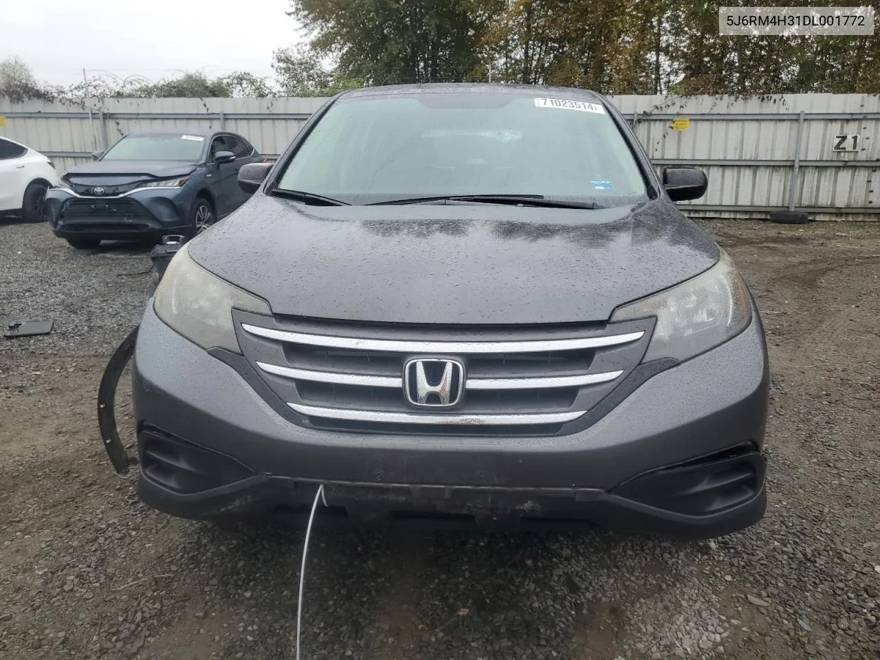 2013 Honda Cr-V Lx VIN: 5J6RM4H31DL001772 Lot: 71023514