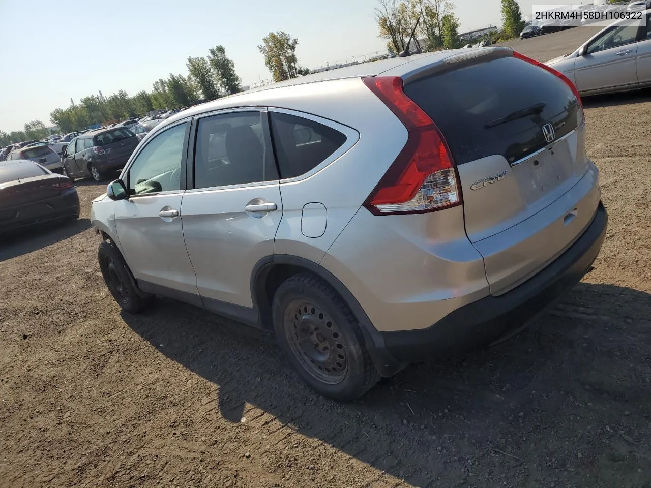 2HKRM4H58DH106322 2013 Honda Cr-V Ex