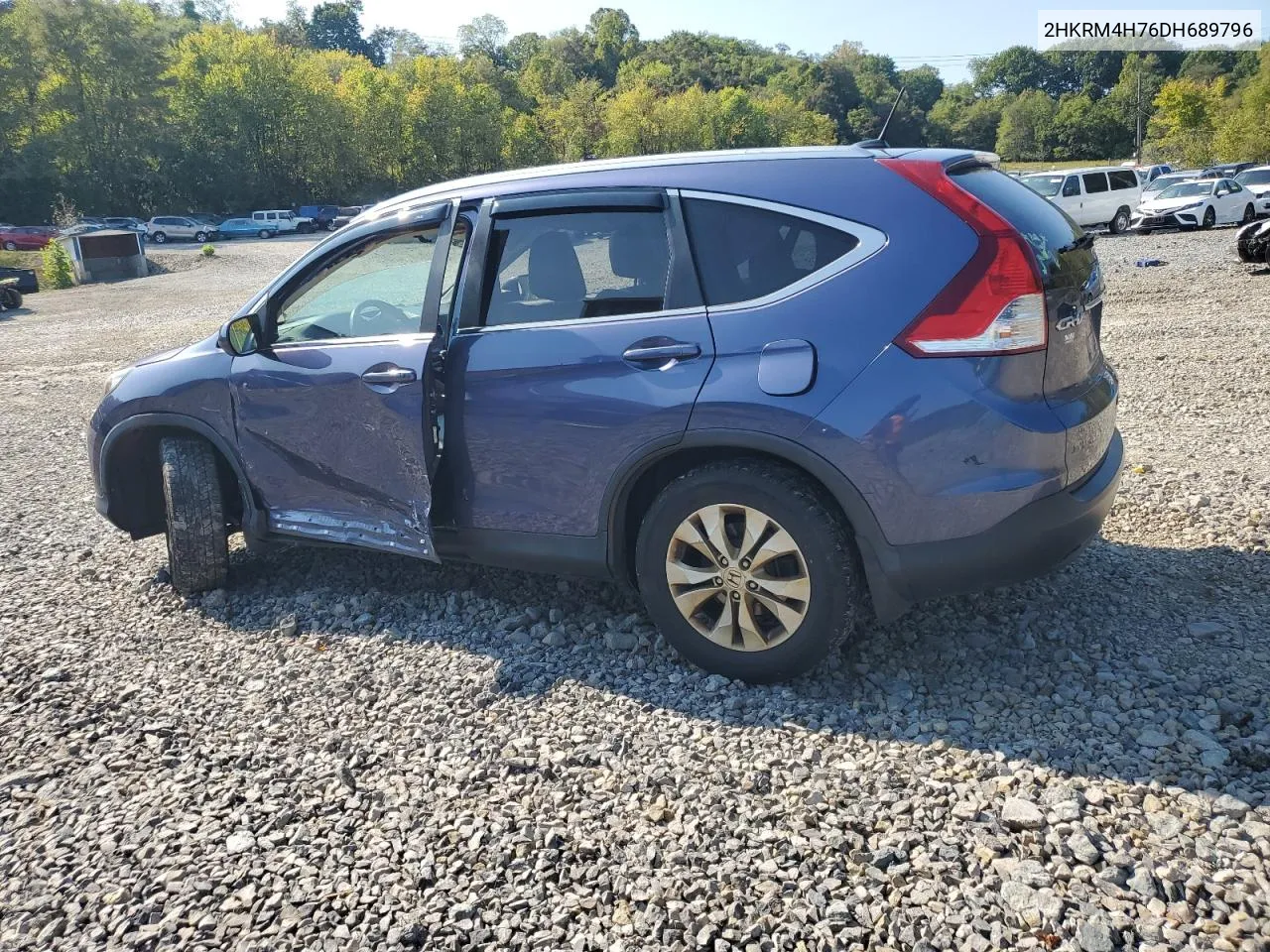 2013 Honda Cr-V Exl VIN: 2HKRM4H76DH689796 Lot: 71465014