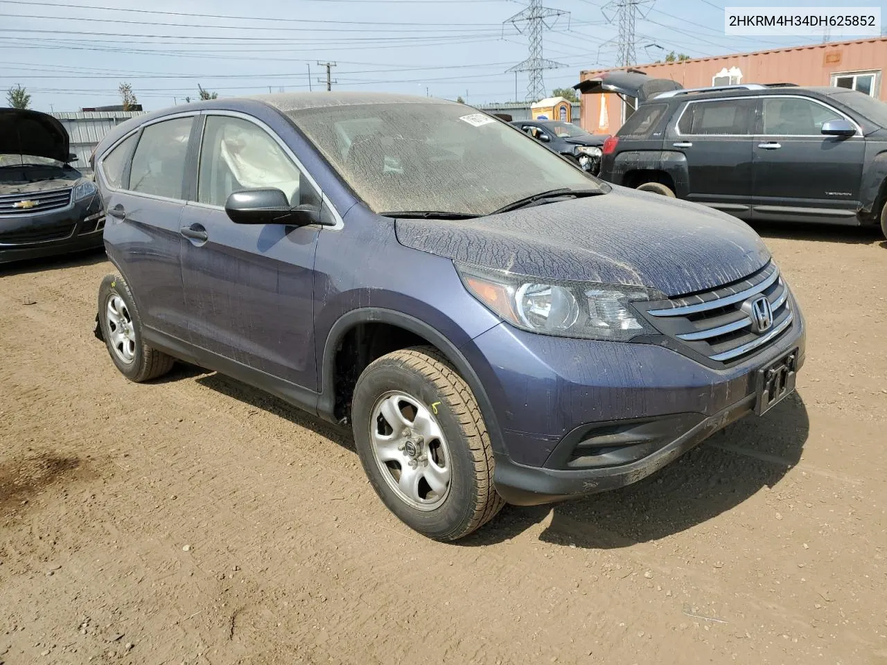 2HKRM4H34DH625852 2013 Honda Cr-V Lx