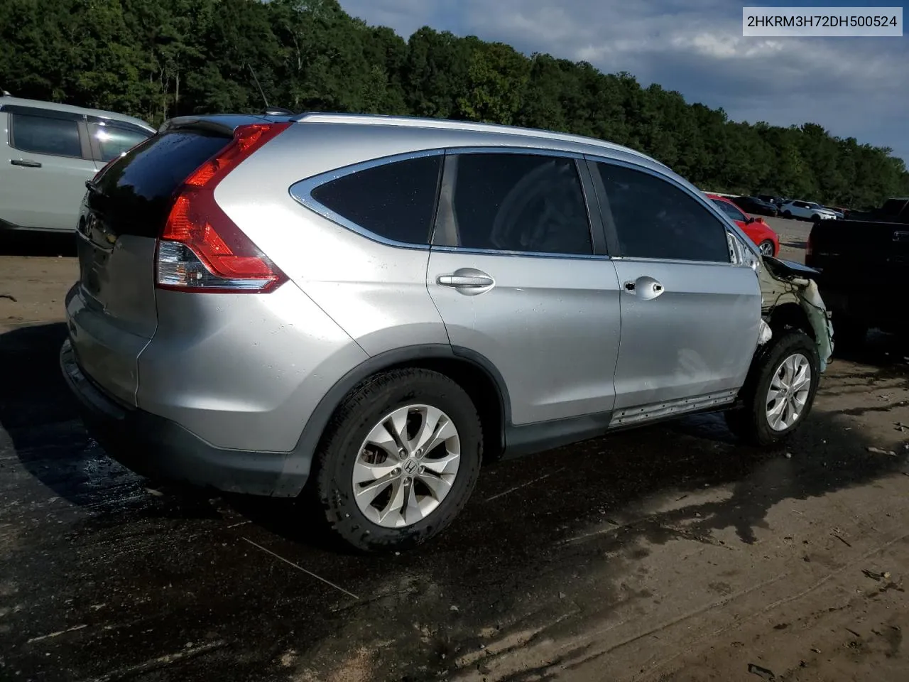 2013 Honda Cr-V Exl VIN: 2HKRM3H72DH500524 Lot: 71748614