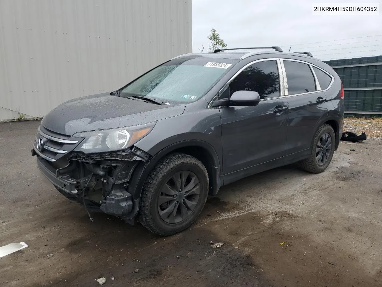 2013 Honda Cr-V Ex VIN: 2HKRM4H59DH604352 Lot: 71935284