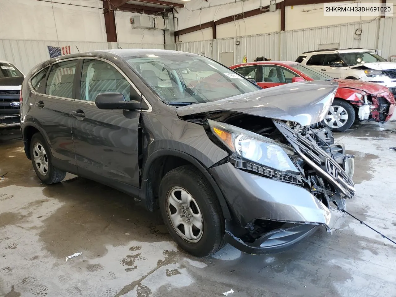 2013 Honda Cr-V Lx VIN: 2HKRM4H33DH691020 Lot: 71975314