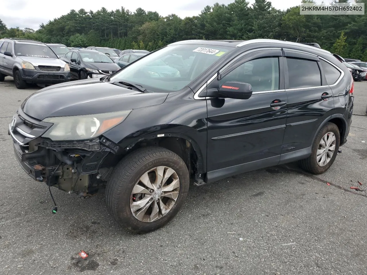 2013 Honda Cr-V Ex VIN: 2HKRM4H57DH652402 Lot: 72017644