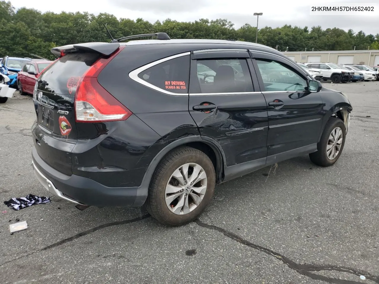 2013 Honda Cr-V Ex VIN: 2HKRM4H57DH652402 Lot: 72017644