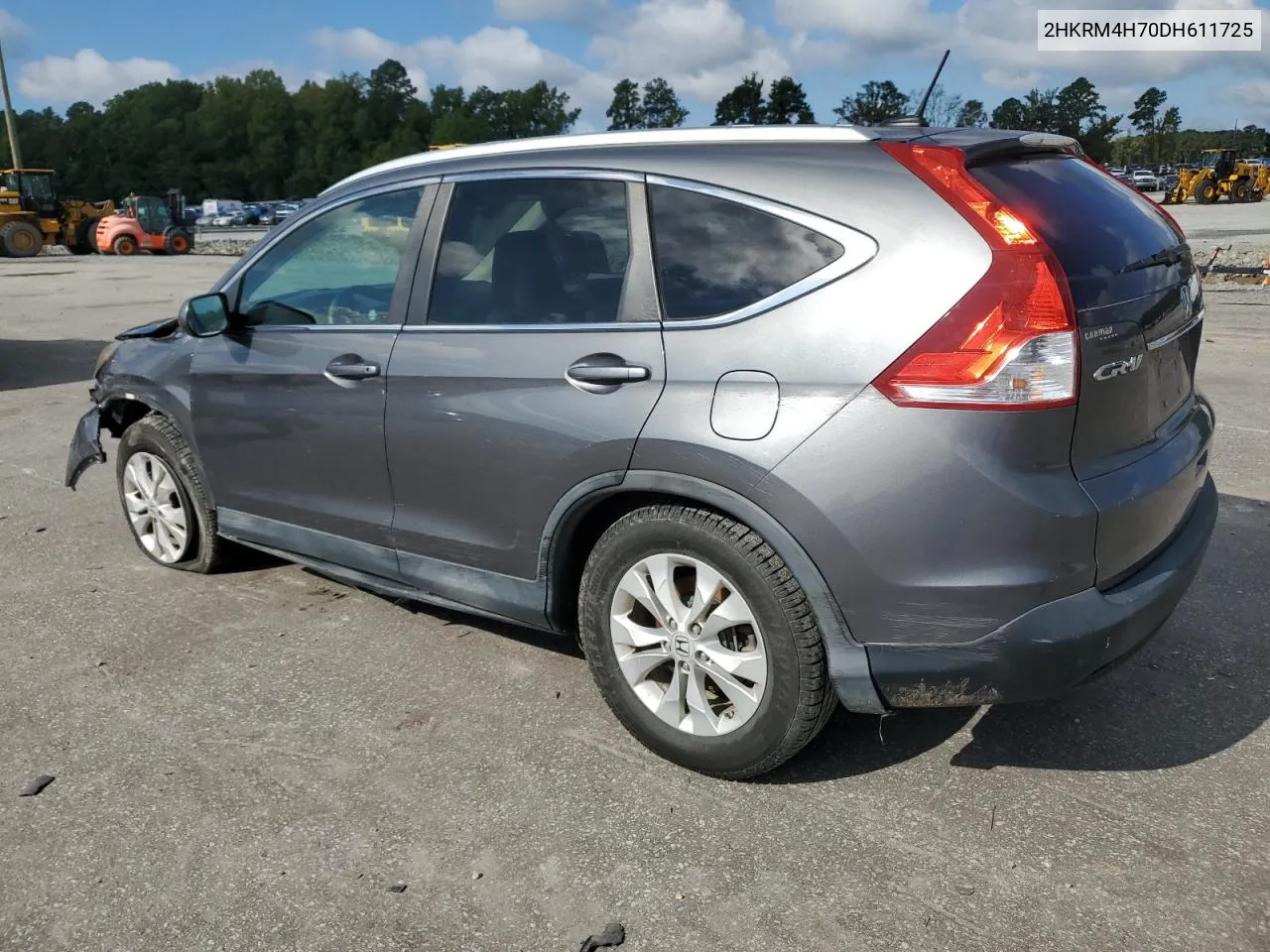 2013 Honda Cr-V Exl VIN: 2HKRM4H70DH611725 Lot: 72051404