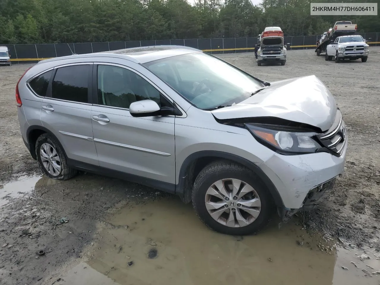 2013 Honda Cr-V Exl VIN: 2HKRM4H77DH606411 Lot: 72357674