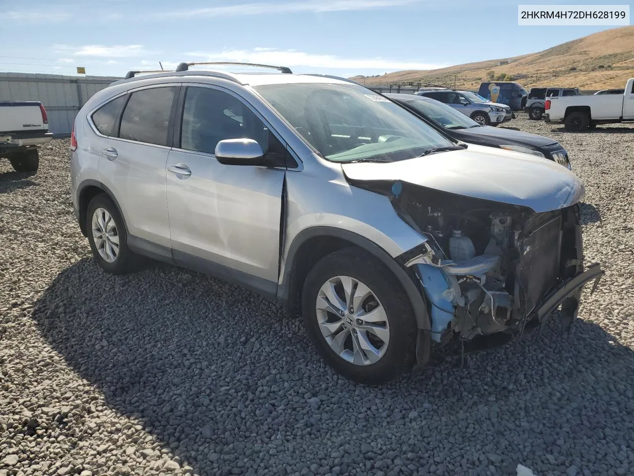 2013 Honda Cr-V Exl VIN: 2HKRM4H72DH628199 Lot: 72434064