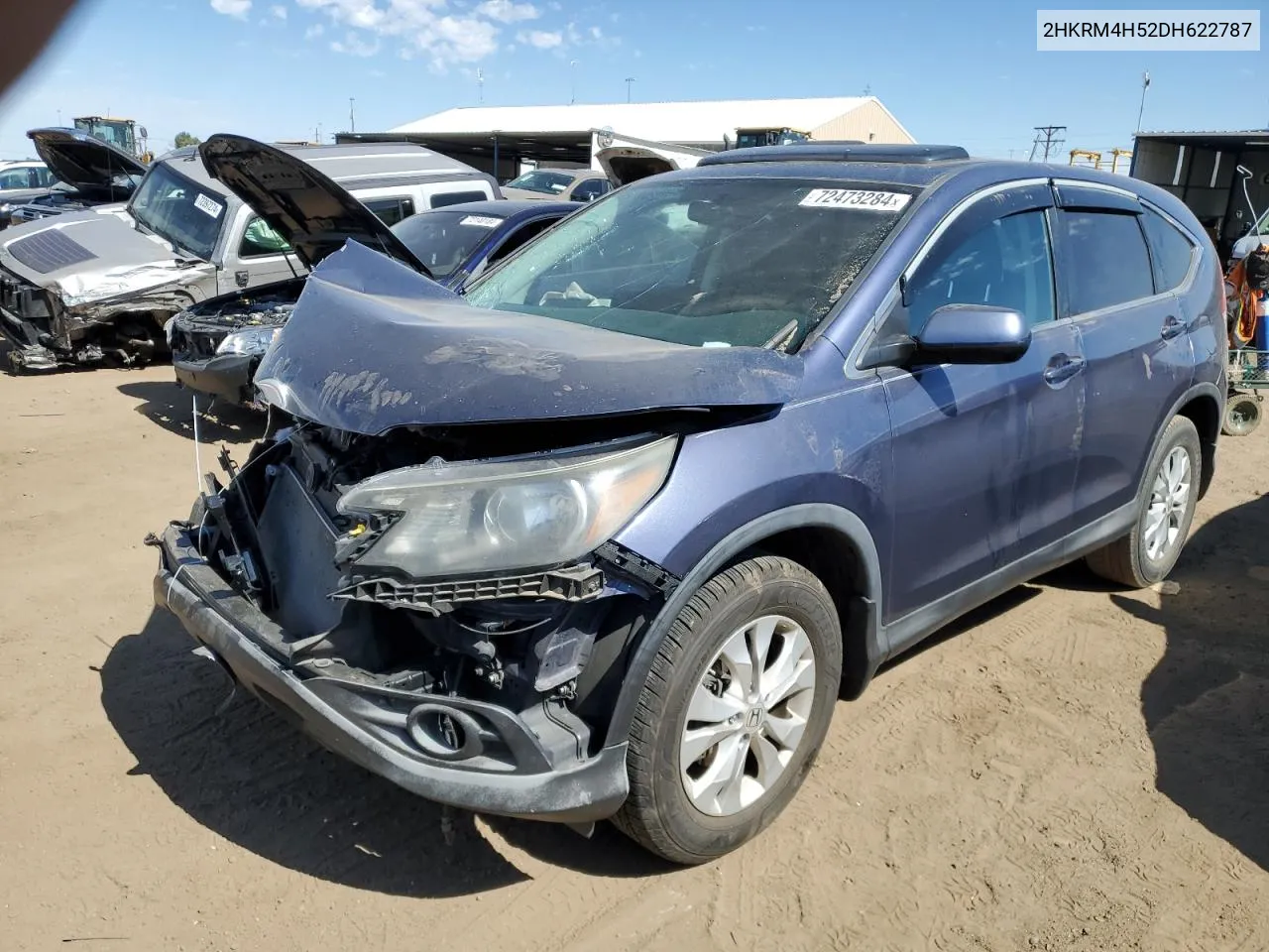 2HKRM4H52DH622787 2013 Honda Cr-V Ex