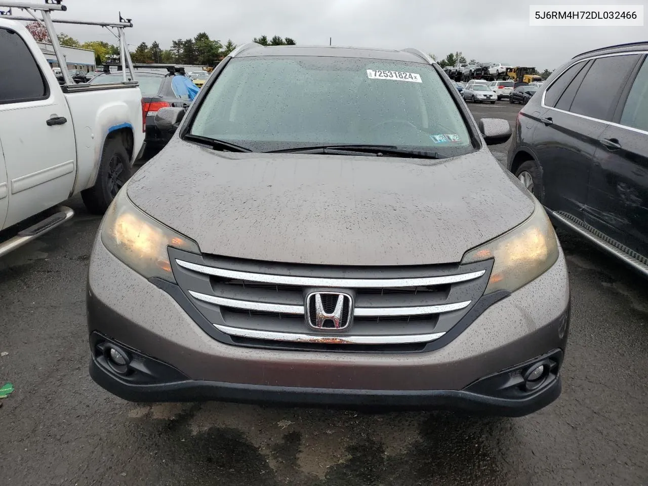 2013 Honda Cr-V Exl VIN: 5J6RM4H72DL032466 Lot: 72531824