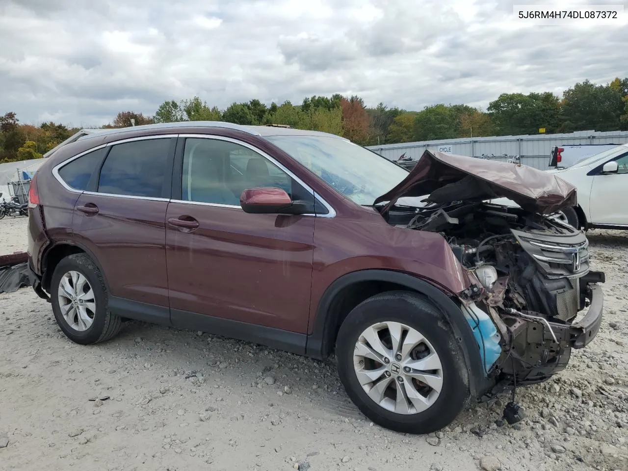 2013 Honda Cr-V Exl VIN: 5J6RM4H74DL087372 Lot: 72603714