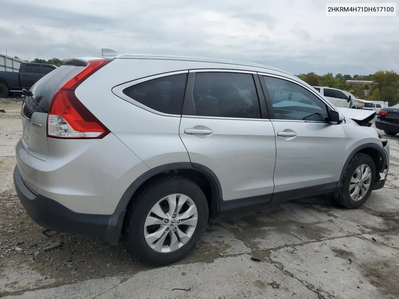 2013 Honda Cr-V Exl VIN: 2HKRM4H71DH617100 Lot: 72684444