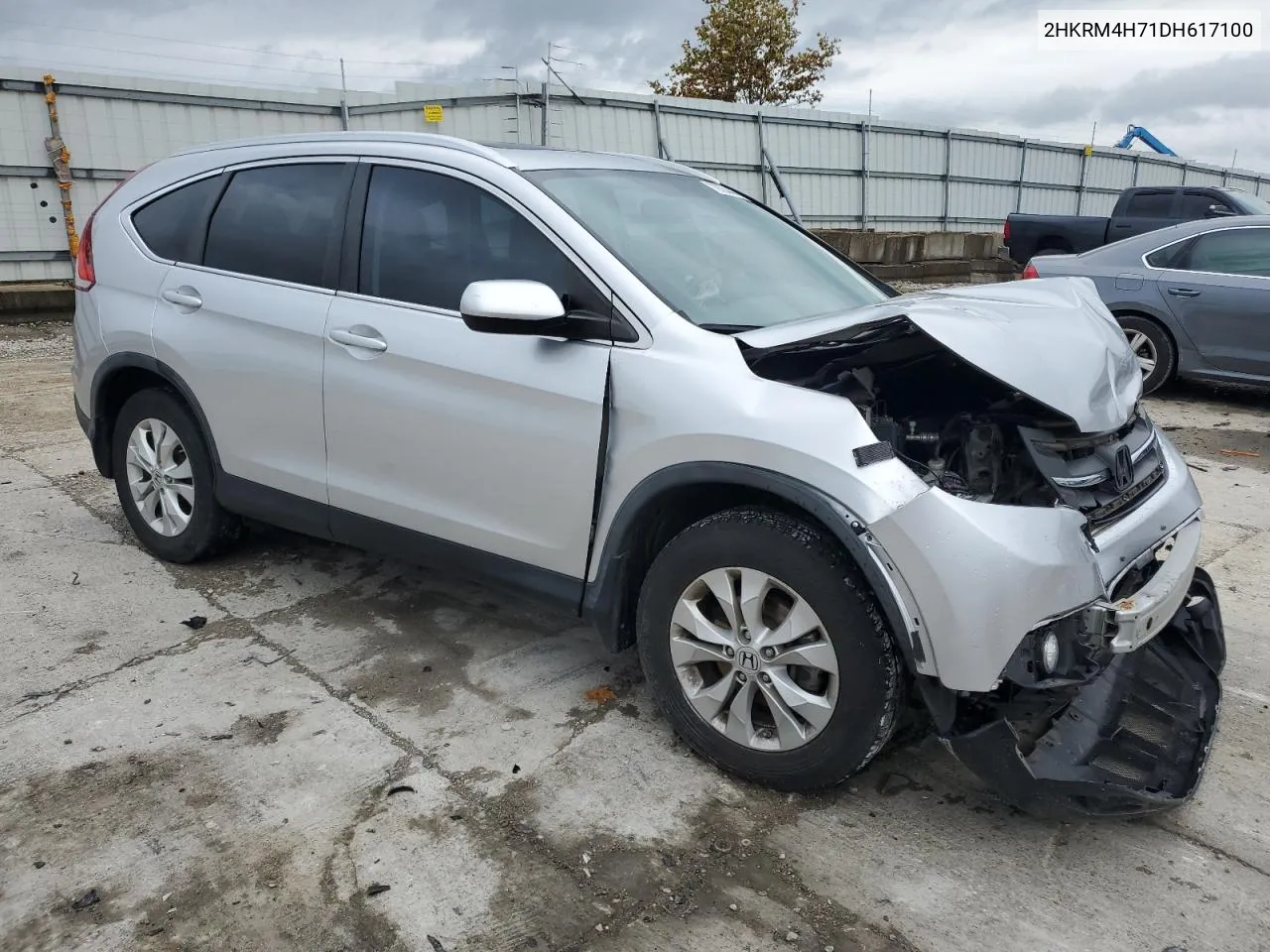 2013 Honda Cr-V Exl VIN: 2HKRM4H71DH617100 Lot: 72684444