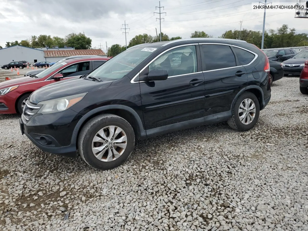 2013 Honda Cr-V Exl VIN: 2HKRM4H74DH684760 Lot: 72772044