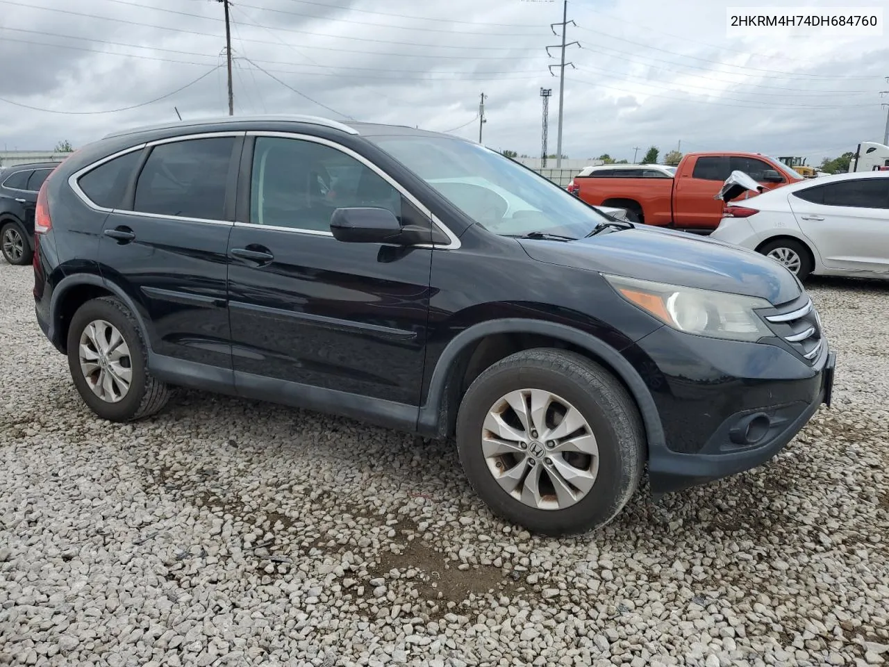 2013 Honda Cr-V Exl VIN: 2HKRM4H74DH684760 Lot: 72772044