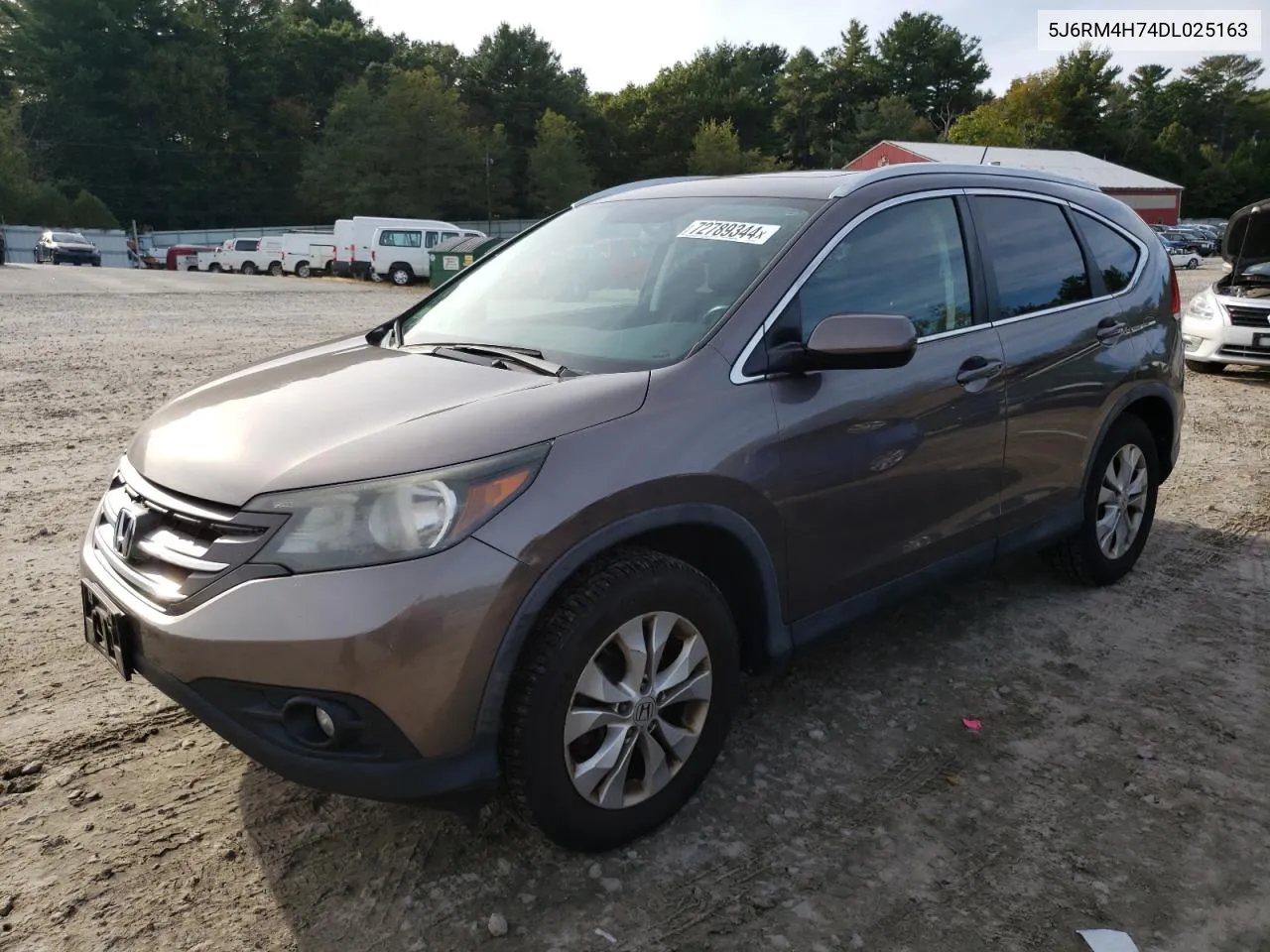 2013 Honda Cr-V Exl VIN: 5J6RM4H74DL025163 Lot: 72789344