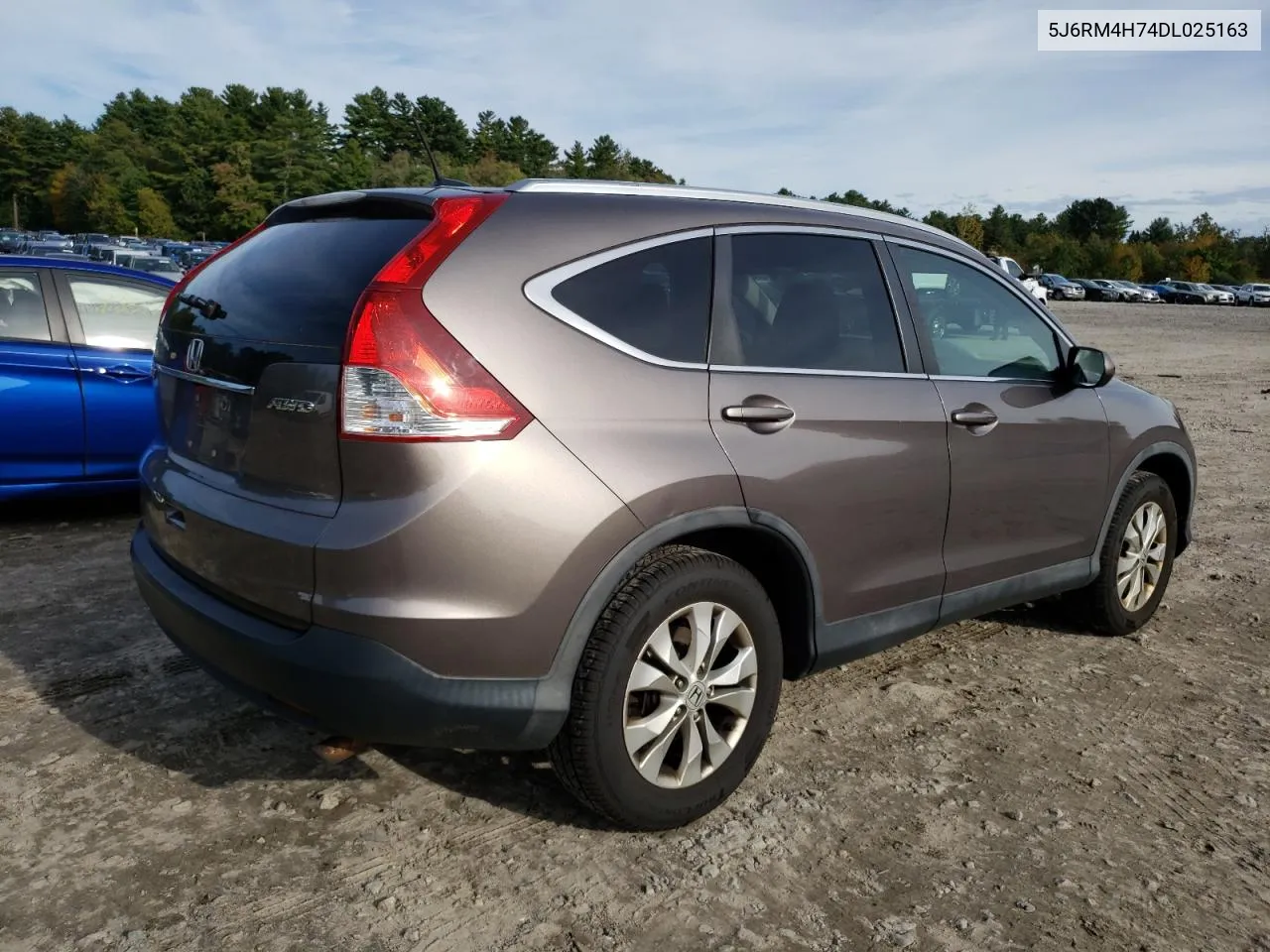 2013 Honda Cr-V Exl VIN: 5J6RM4H74DL025163 Lot: 72789344