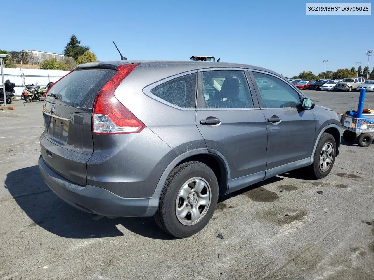 2013 Honda Cr-V Lx VIN: 3CZRM3H31DG706028 Lot: 72793524