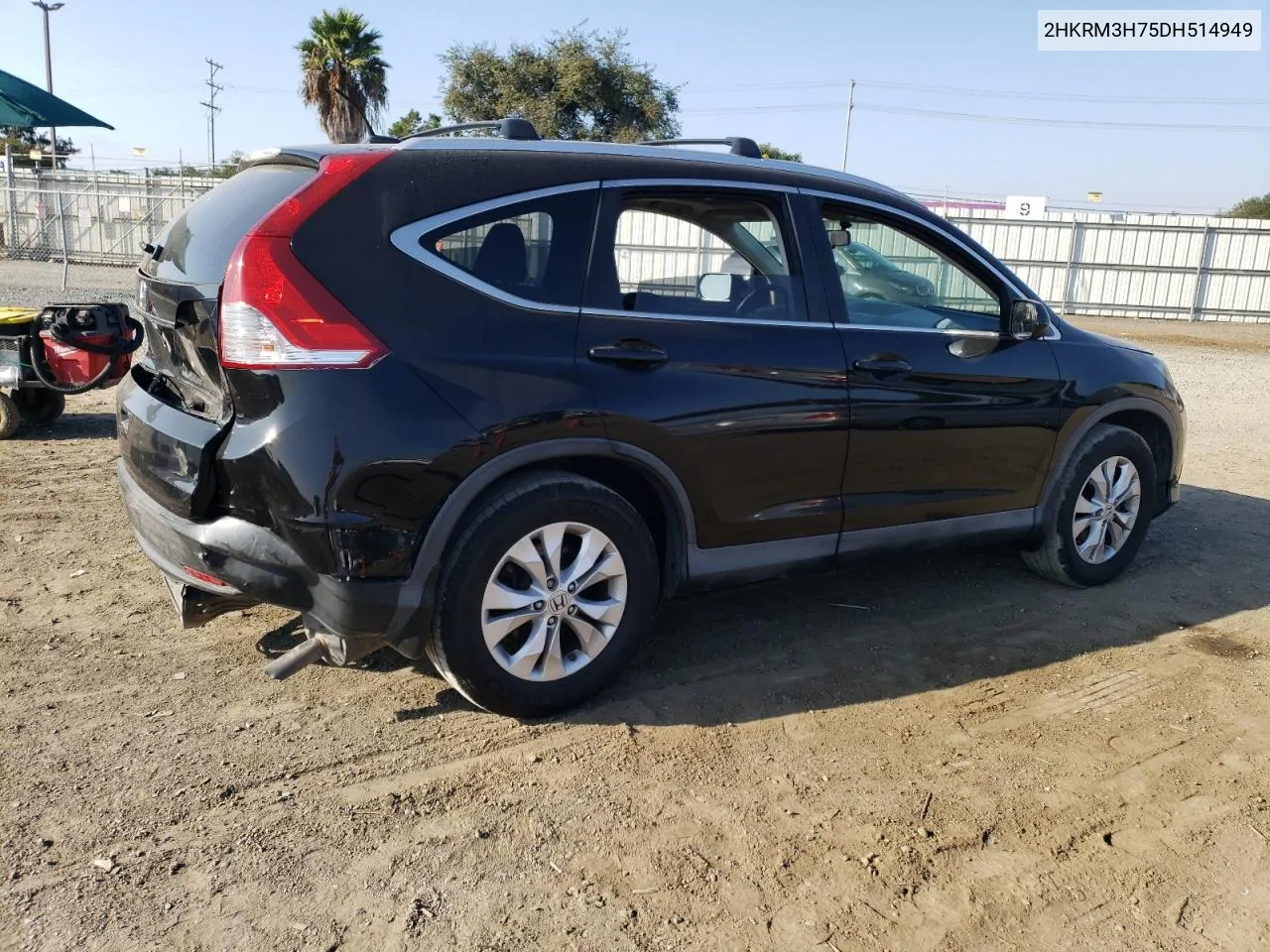 2013 Honda Cr-V Exl VIN: 2HKRM3H75DH514949 Lot: 73086384