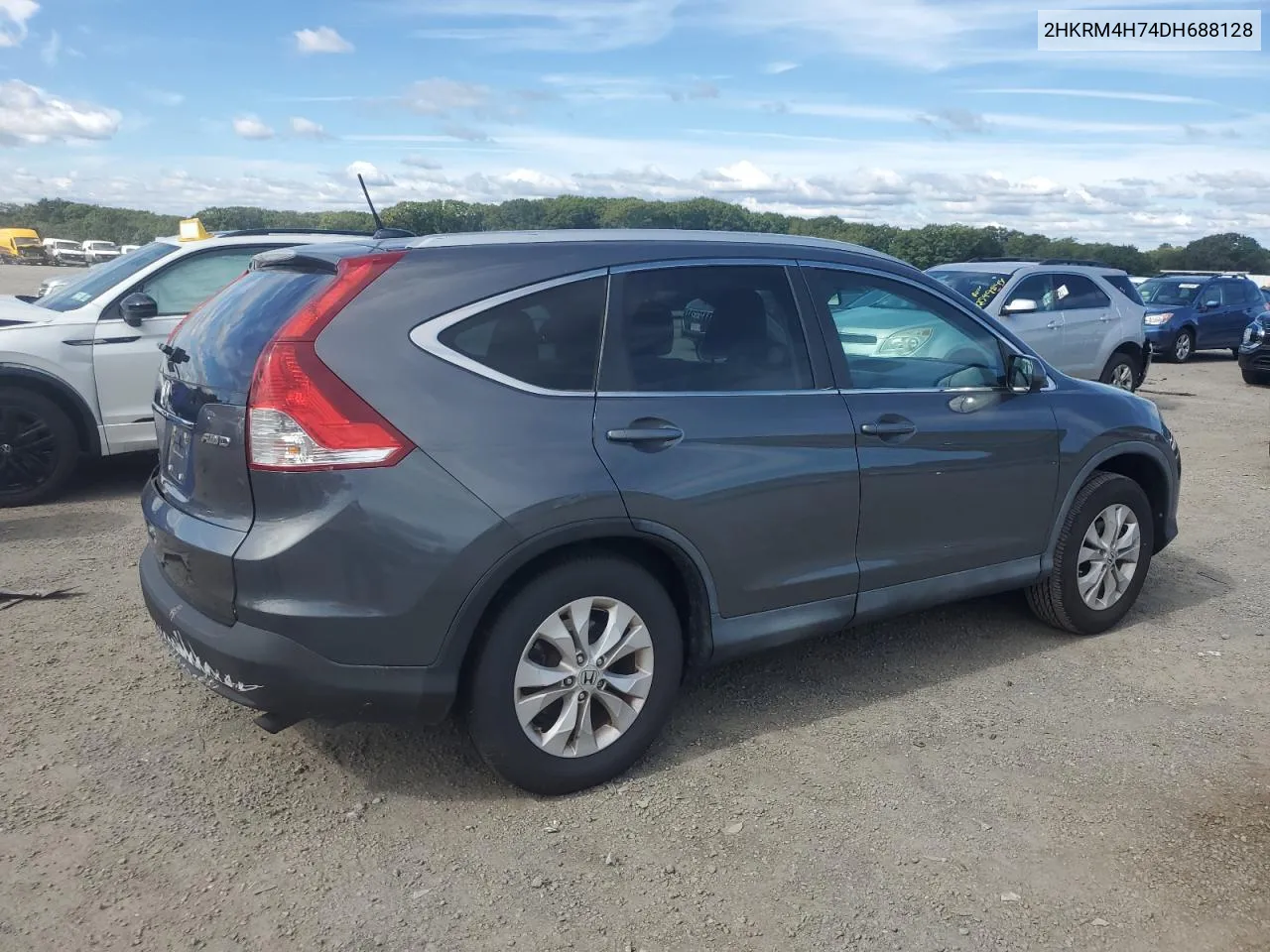 2013 Honda Cr-V Exl VIN: 2HKRM4H74DH688128 Lot: 73353834