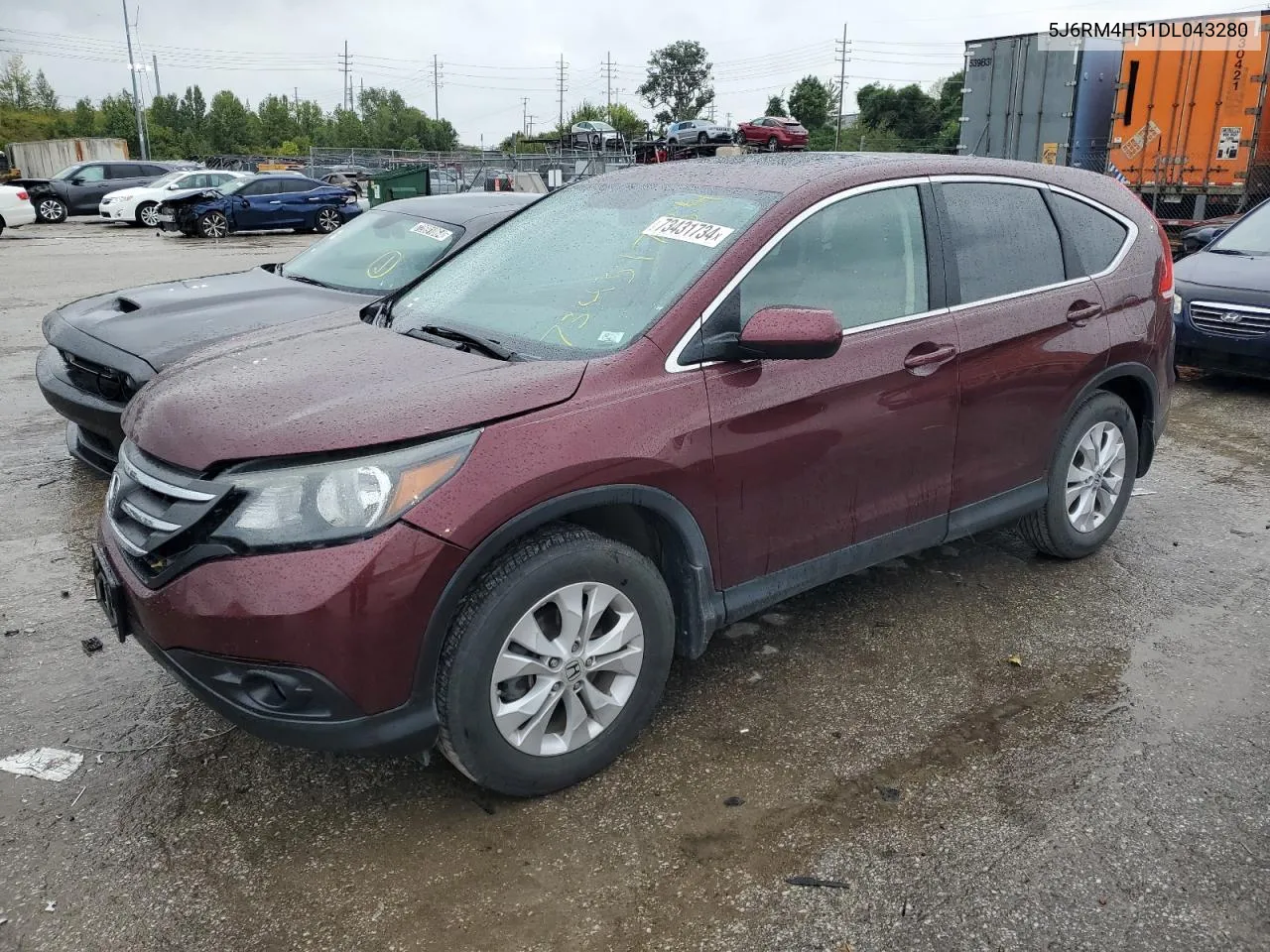 5J6RM4H51DL043280 2013 Honda Cr-V Ex