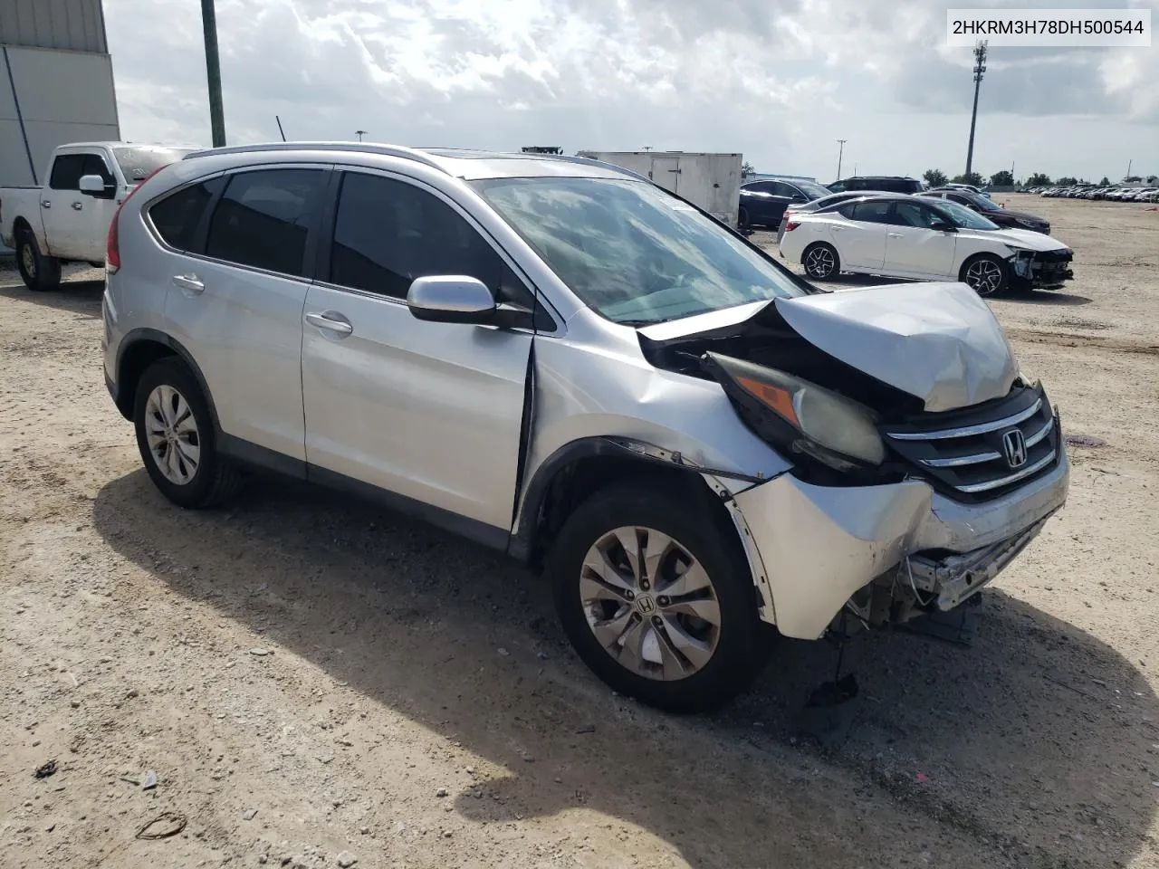 2013 Honda Cr-V Exl VIN: 2HKRM3H78DH500544 Lot: 73440884