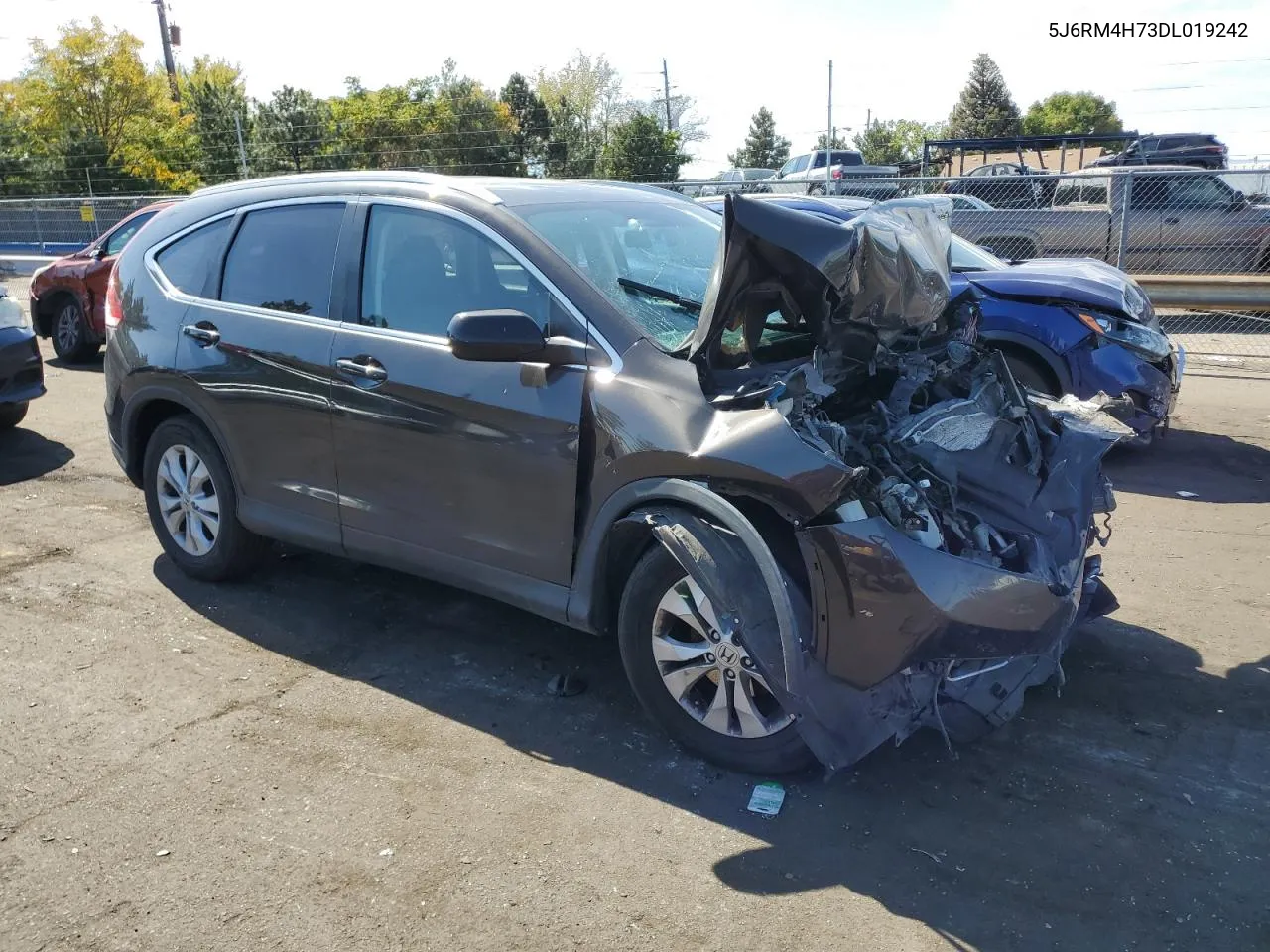 2013 Honda Cr-V Exl VIN: 5J6RM4H73DL019242 Lot: 73493804