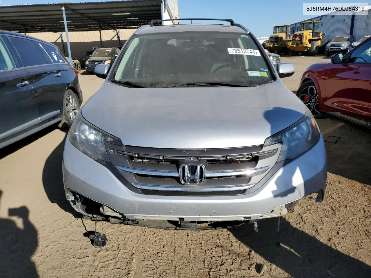 2013 Honda Cr-V Exl VIN: 5J6RM4H76DL064319 Lot: 73513744