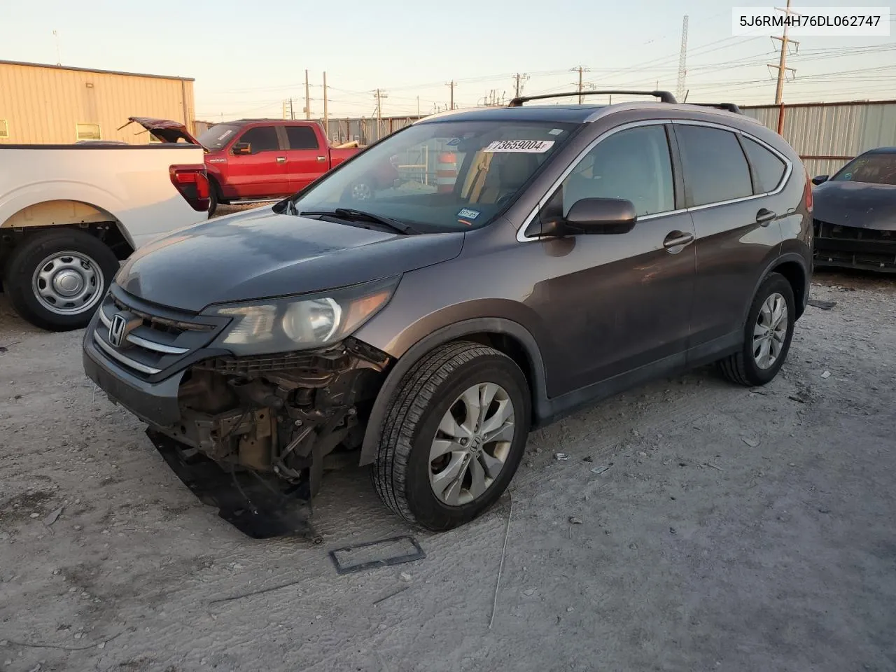 5J6RM4H76DL062747 2013 Honda Cr-V Exl