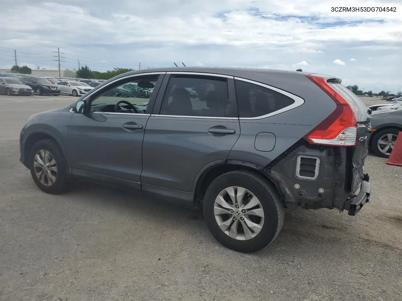 2013 Honda Cr-V Ex VIN: 3CZRM3H53DG704542 Lot: 73754304