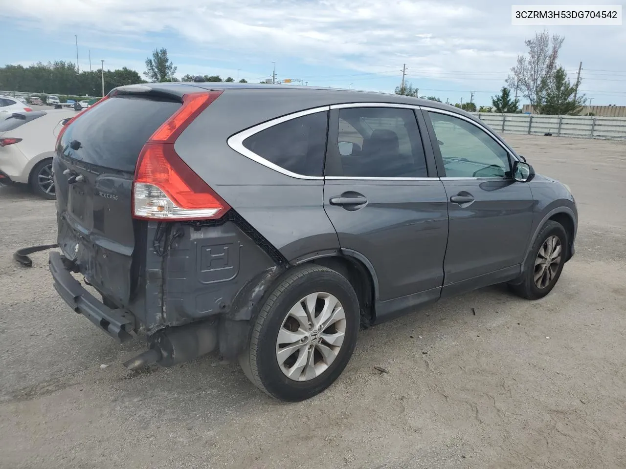 2013 Honda Cr-V Ex VIN: 3CZRM3H53DG704542 Lot: 73754304