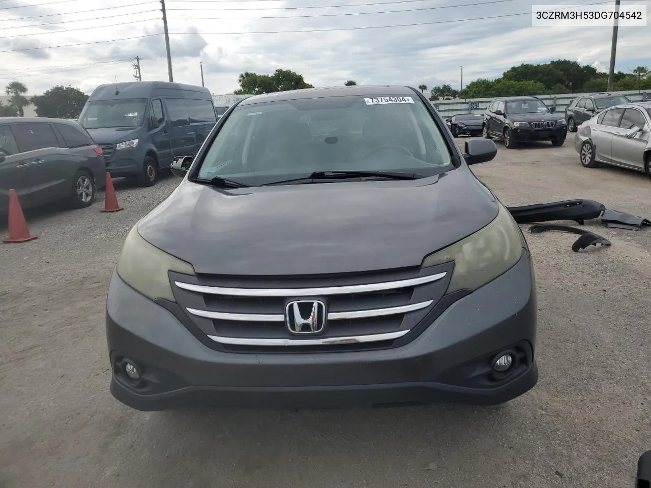 2013 Honda Cr-V Ex VIN: 3CZRM3H53DG704542 Lot: 73754304