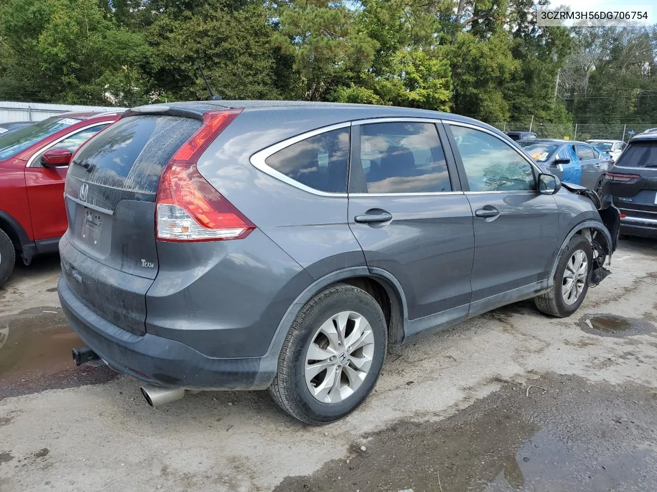 2013 Honda Cr-V Ex VIN: 3CZRM3H56DG706754 Lot: 74090884