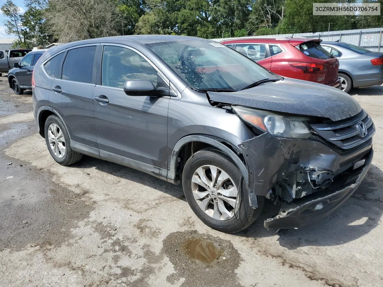 2013 Honda Cr-V Ex VIN: 3CZRM3H56DG706754 Lot: 74090884