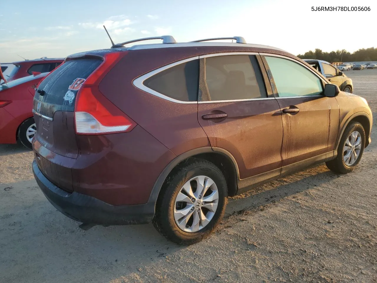 2013 Honda Cr-V Exl VIN: 5J6RM3H78DL005606 Lot: 74092574